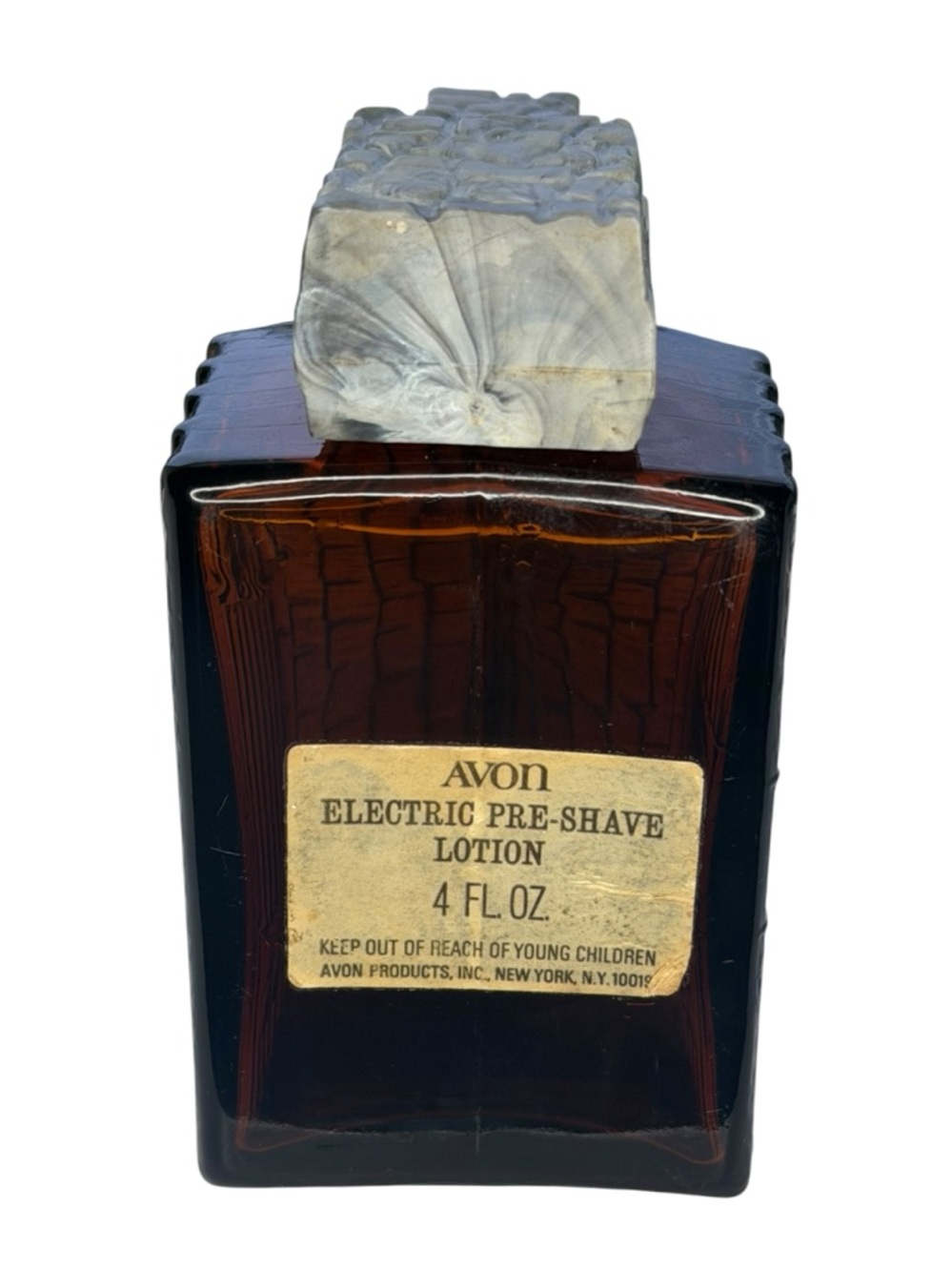 Rare Vintage Avon Log Cabin Electric Pre-Shave Lotion Decanter (Empty) - Picture 8 of 12